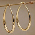 Pendientes de aro retro