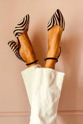Keren™ | Tacones de aguja con estampado de cebra