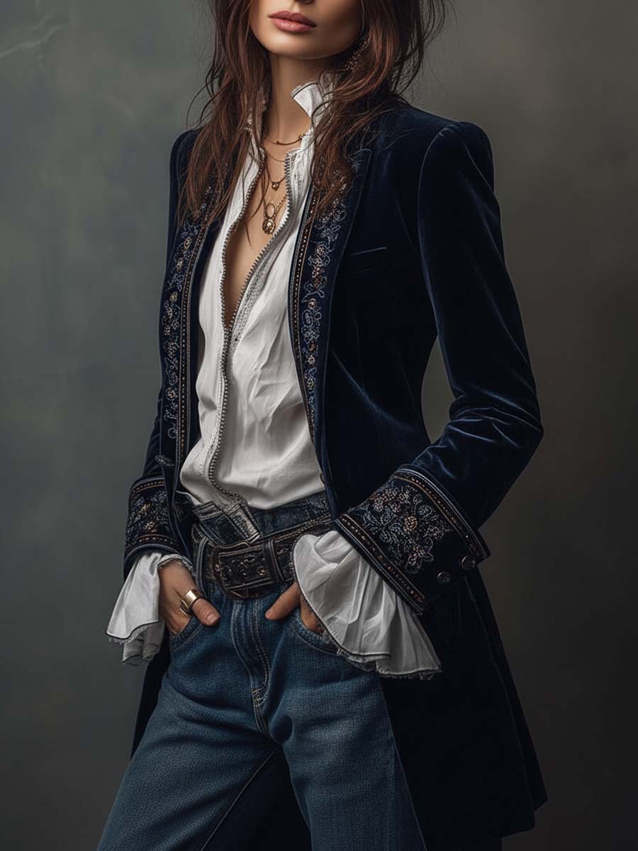 Erica™ | Chaqueta Vintage Larga