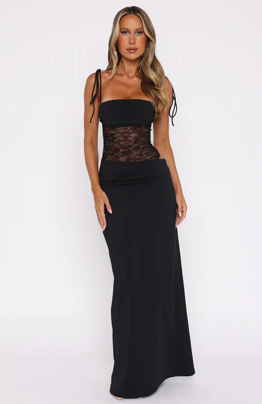 Vestido maxi de encaje Luna