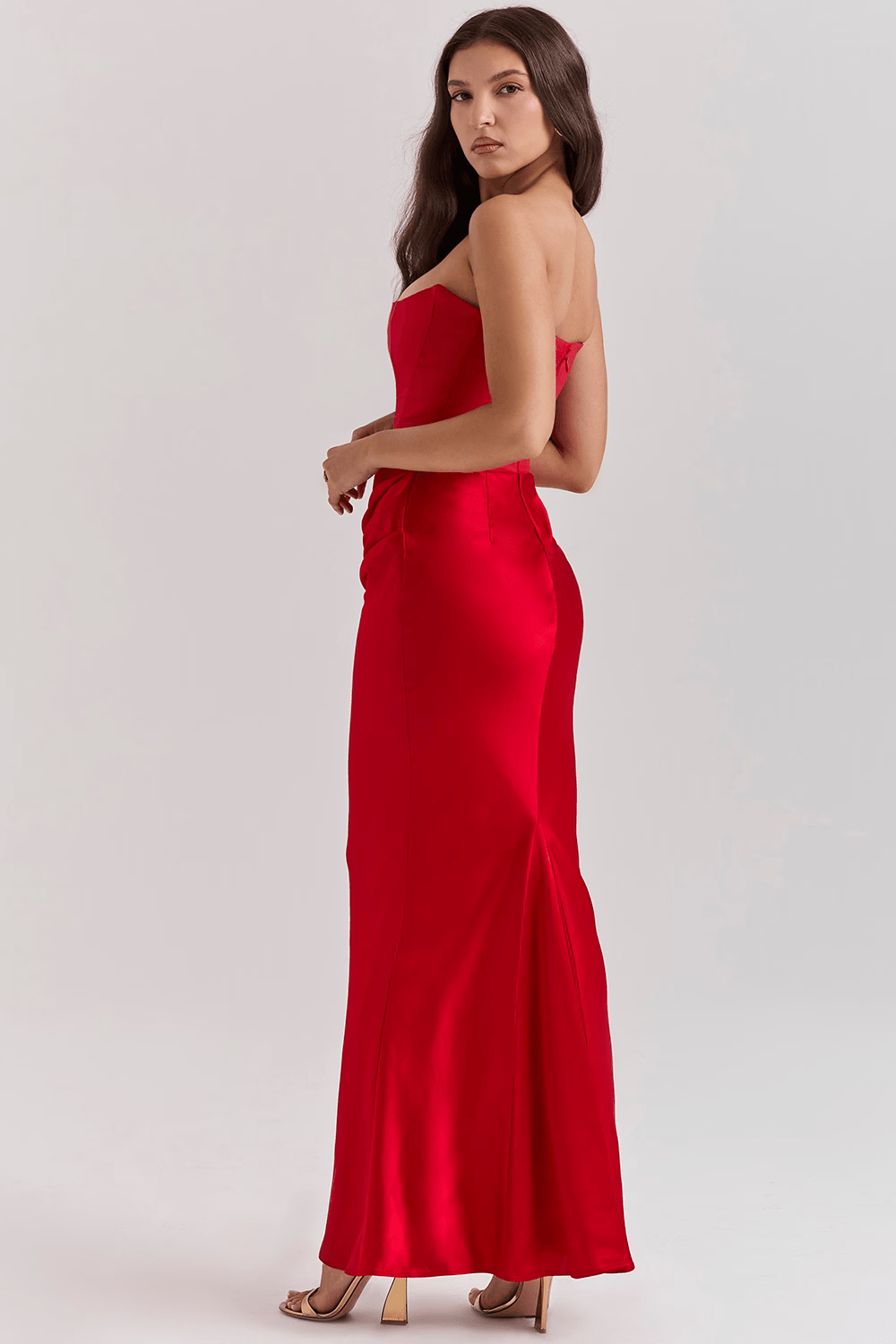 Bella | Vestido sin tirantes elegante