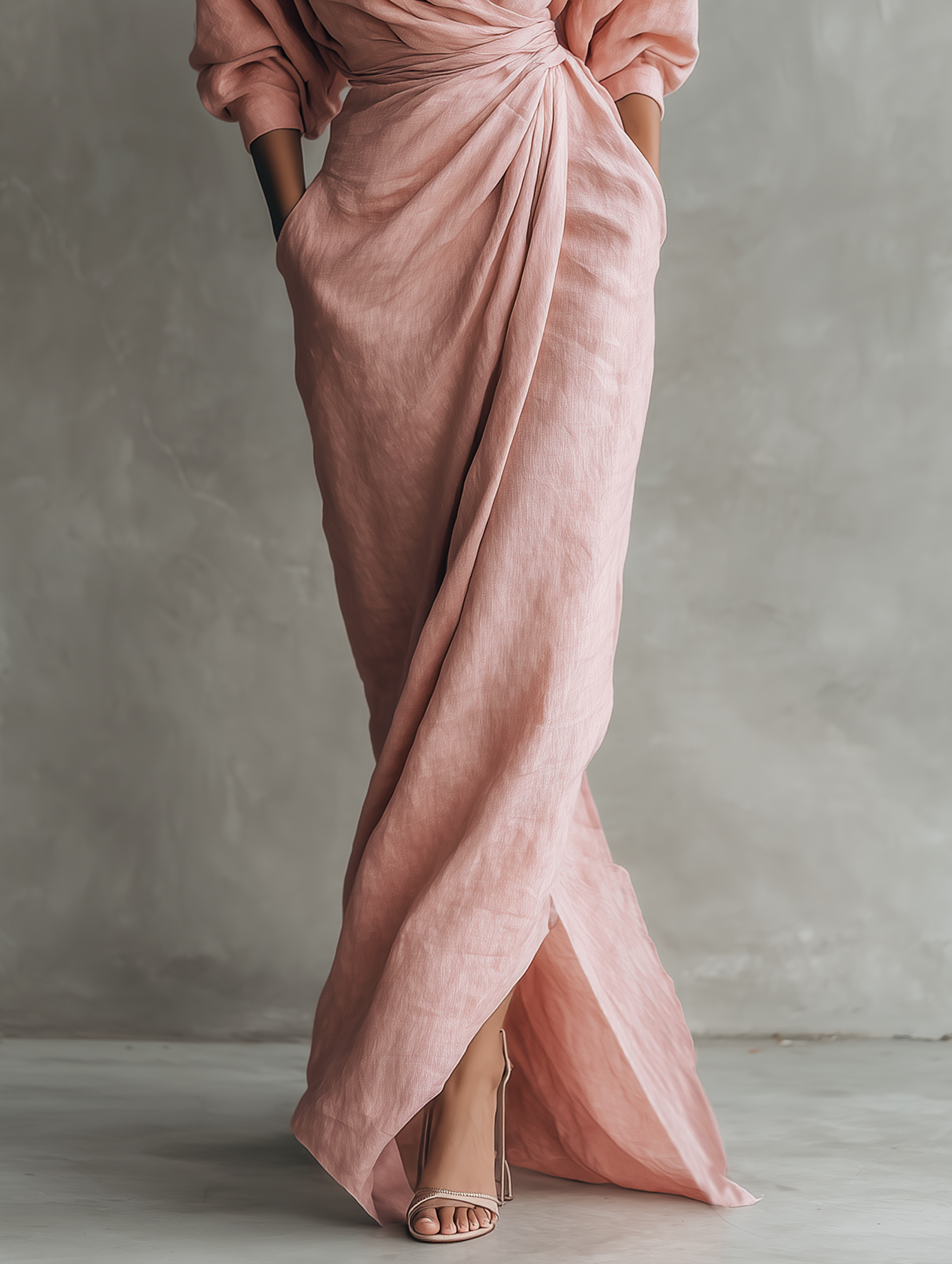 Corelina™ - Vestido de Lino con Escote en V