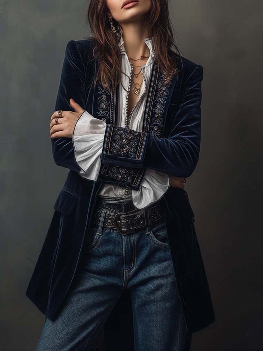 Erica™ | Chaqueta Vintage Larga
