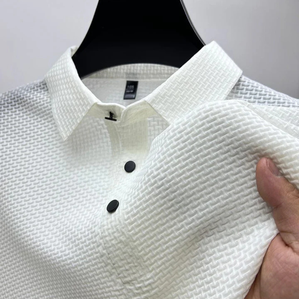 Riviero | Polo de algodón bicolor
