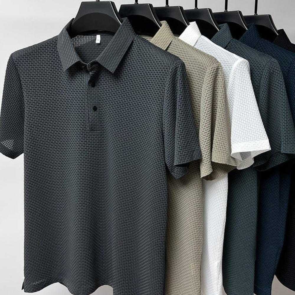 Riviero | Polo de algodón bicolor