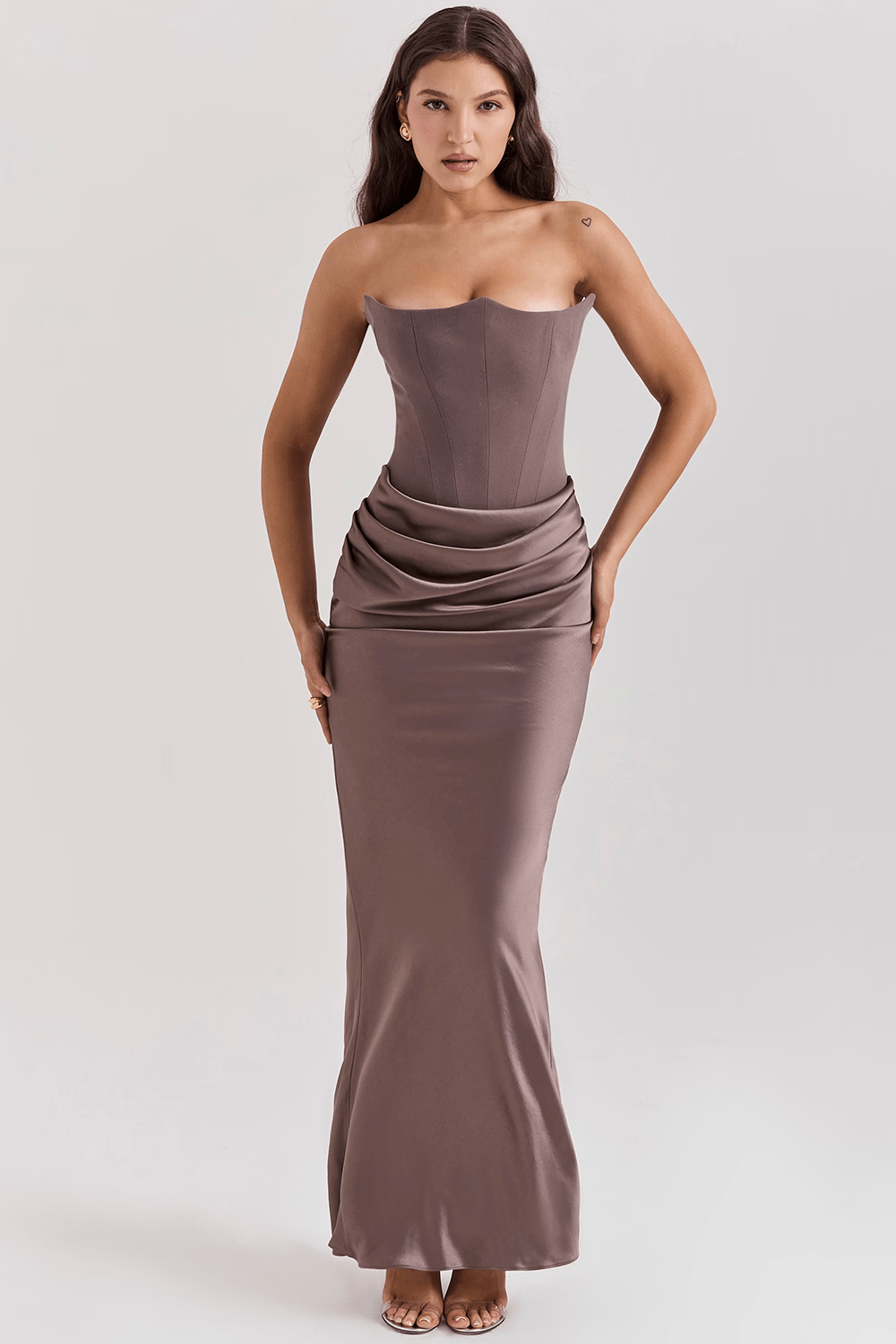 Bella | Vestido sin tirantes elegante