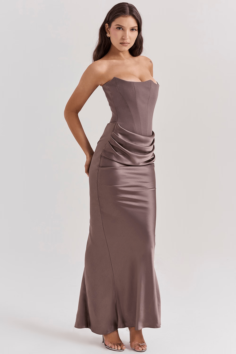 Bella | Vestido sin tirantes elegante