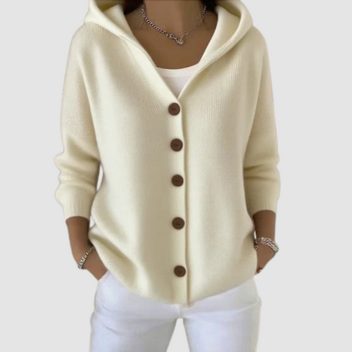 Cárdigan premium con capucha Emelie™