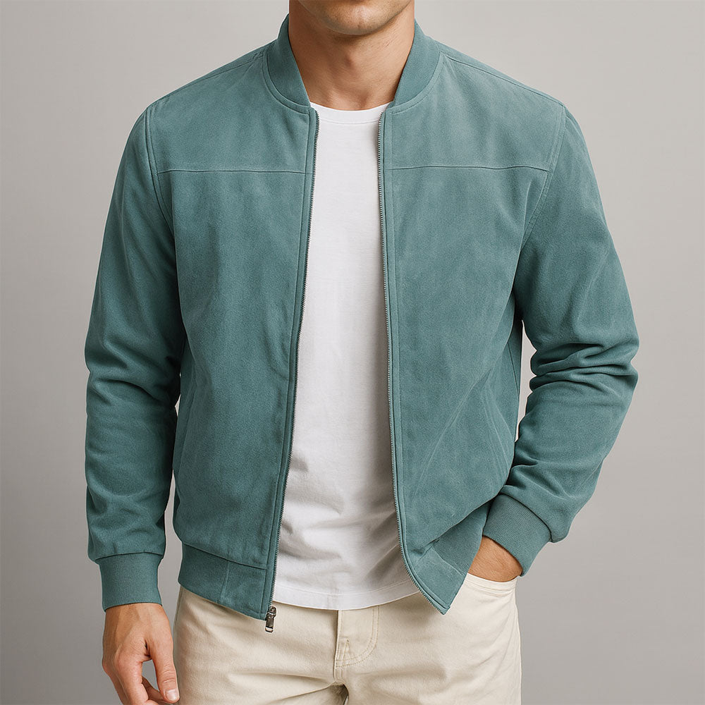 Valerio | Chaqueta de ante artesanal