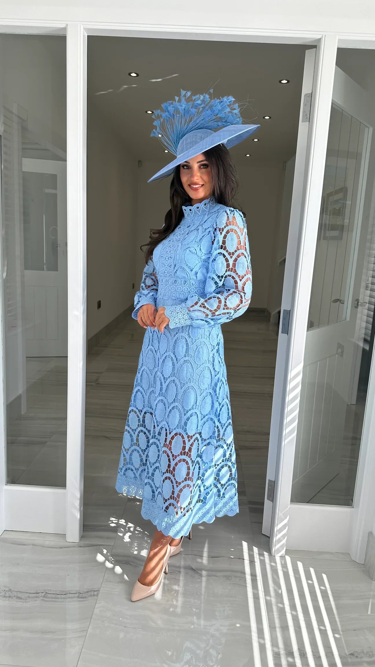 Acia | Vestido de encaje de manga larga