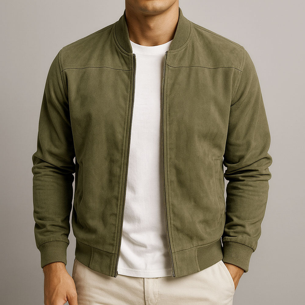 Valerio | Chaqueta de ante artesanal