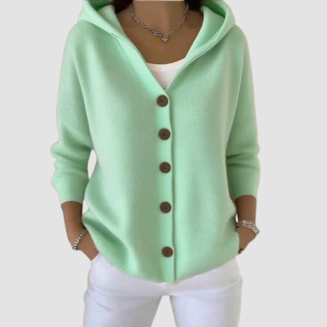 Cárdigan premium con capucha Emelie™