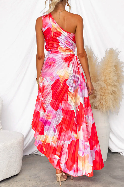 Yanira™ | Vestido plisado de un solo hombro