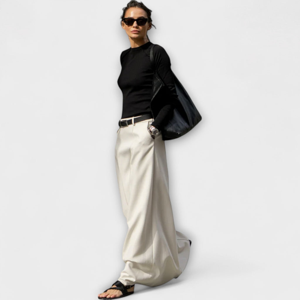 Emma - Falda de línea H con estilo urbano contemporáneo
