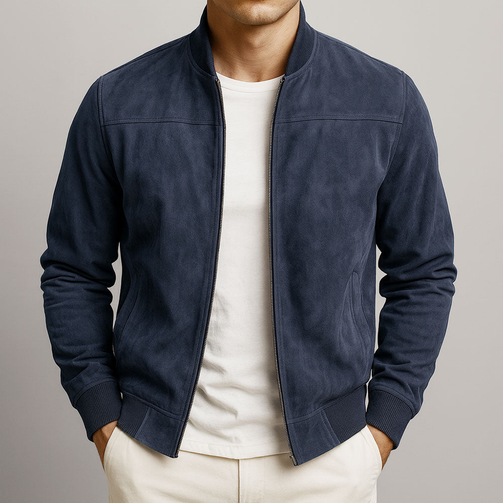 Valerio | Chaqueta de ante artesanal
