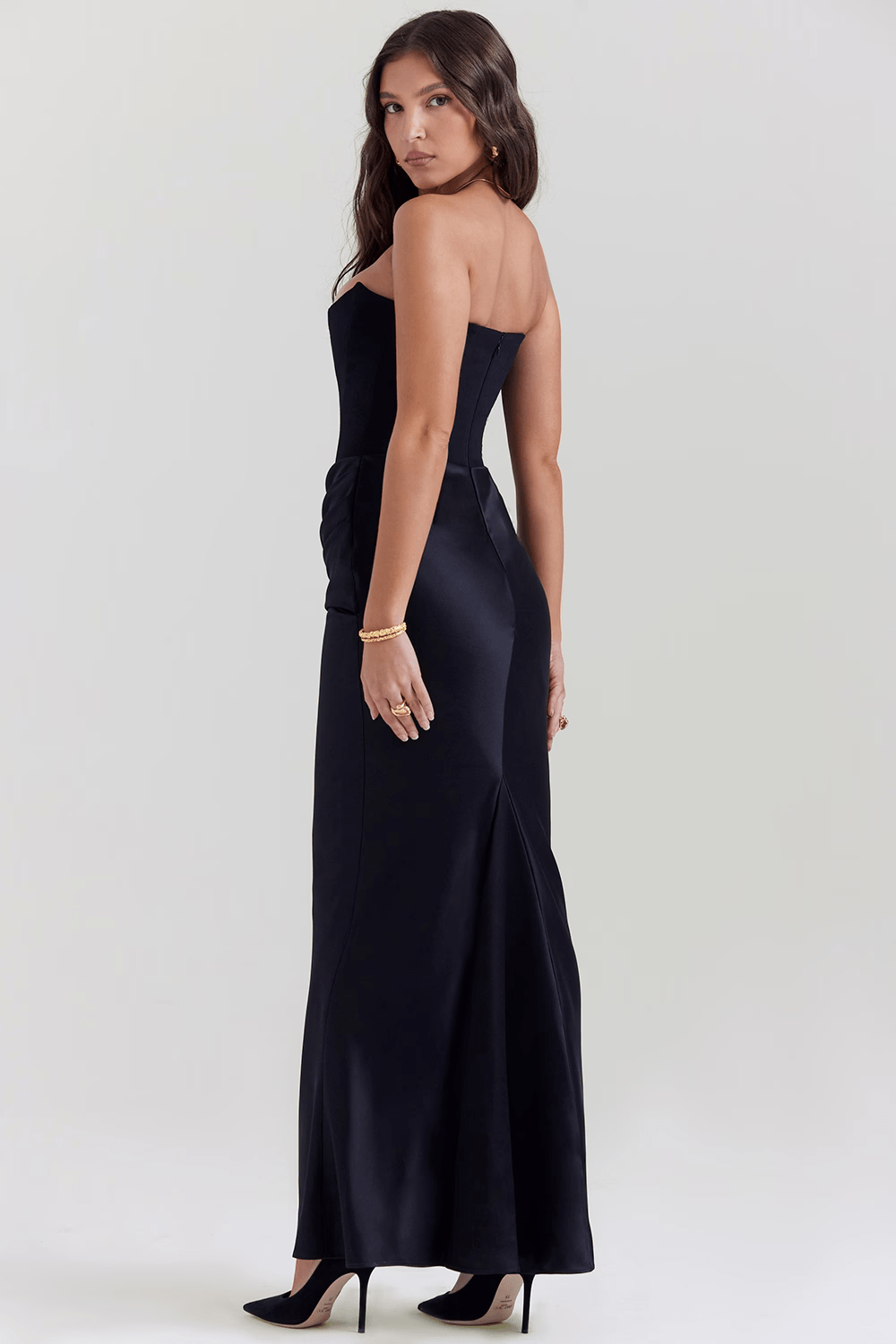 Bella | Vestido sin tirantes elegante