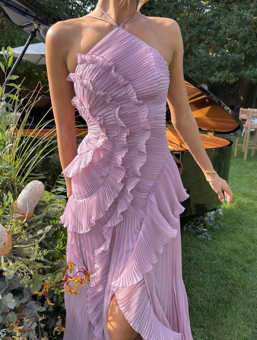Melisa | Vestido Lavanda Edición Limitada con Volante