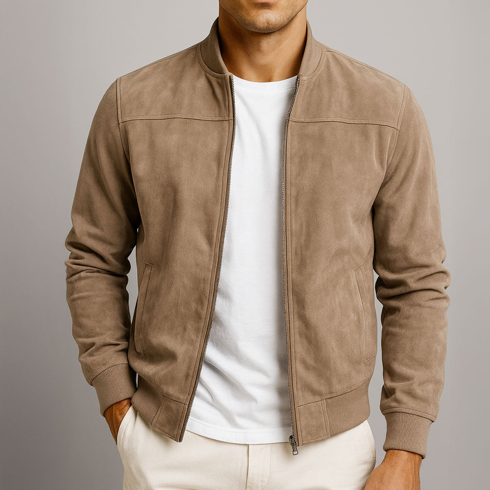 Valerio | Chaqueta de ante artesanal