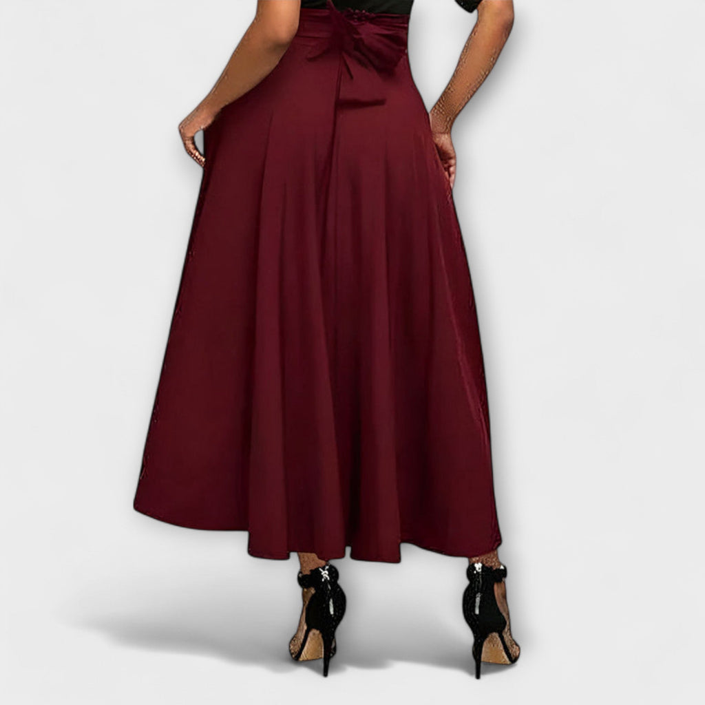 Aura - Falda maxi elegante de estilo chic