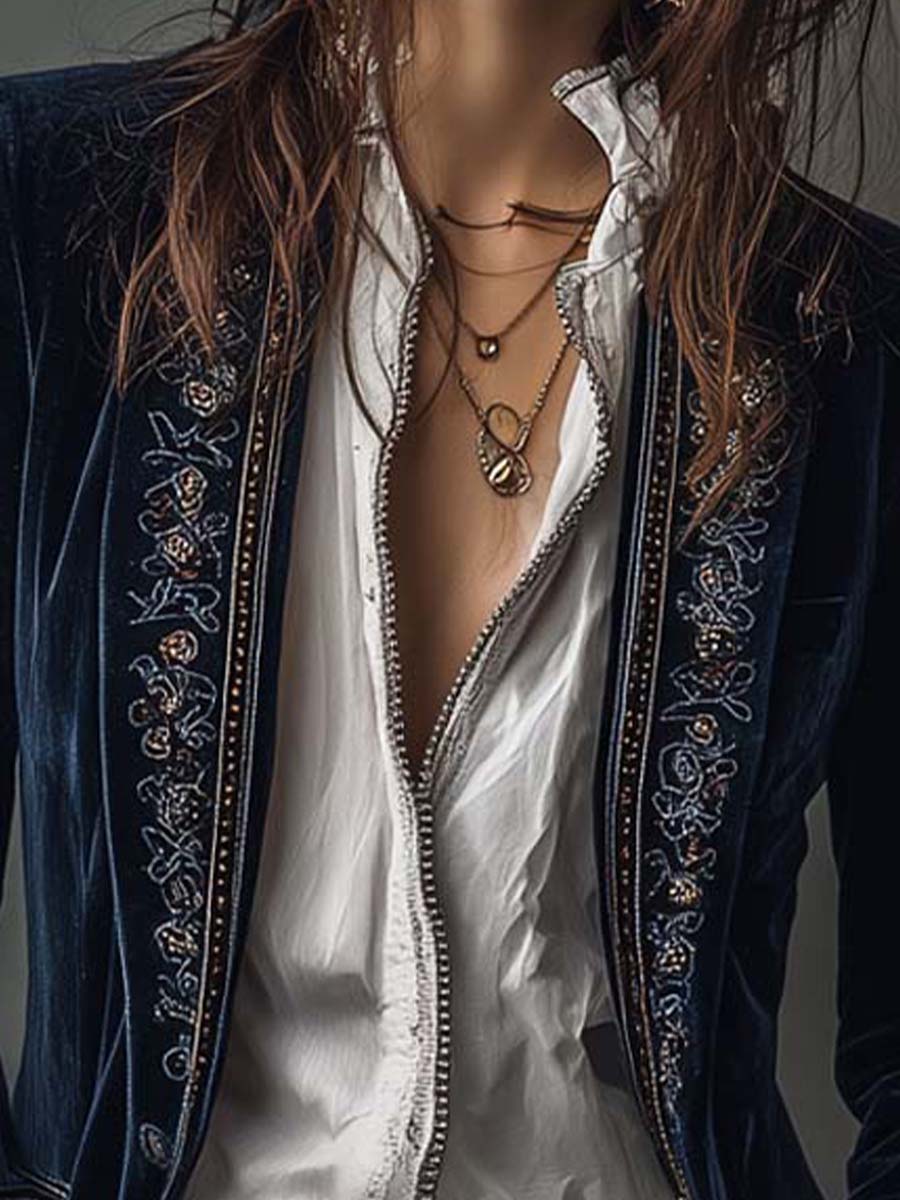 Erica™ | Chaqueta Vintage Larga