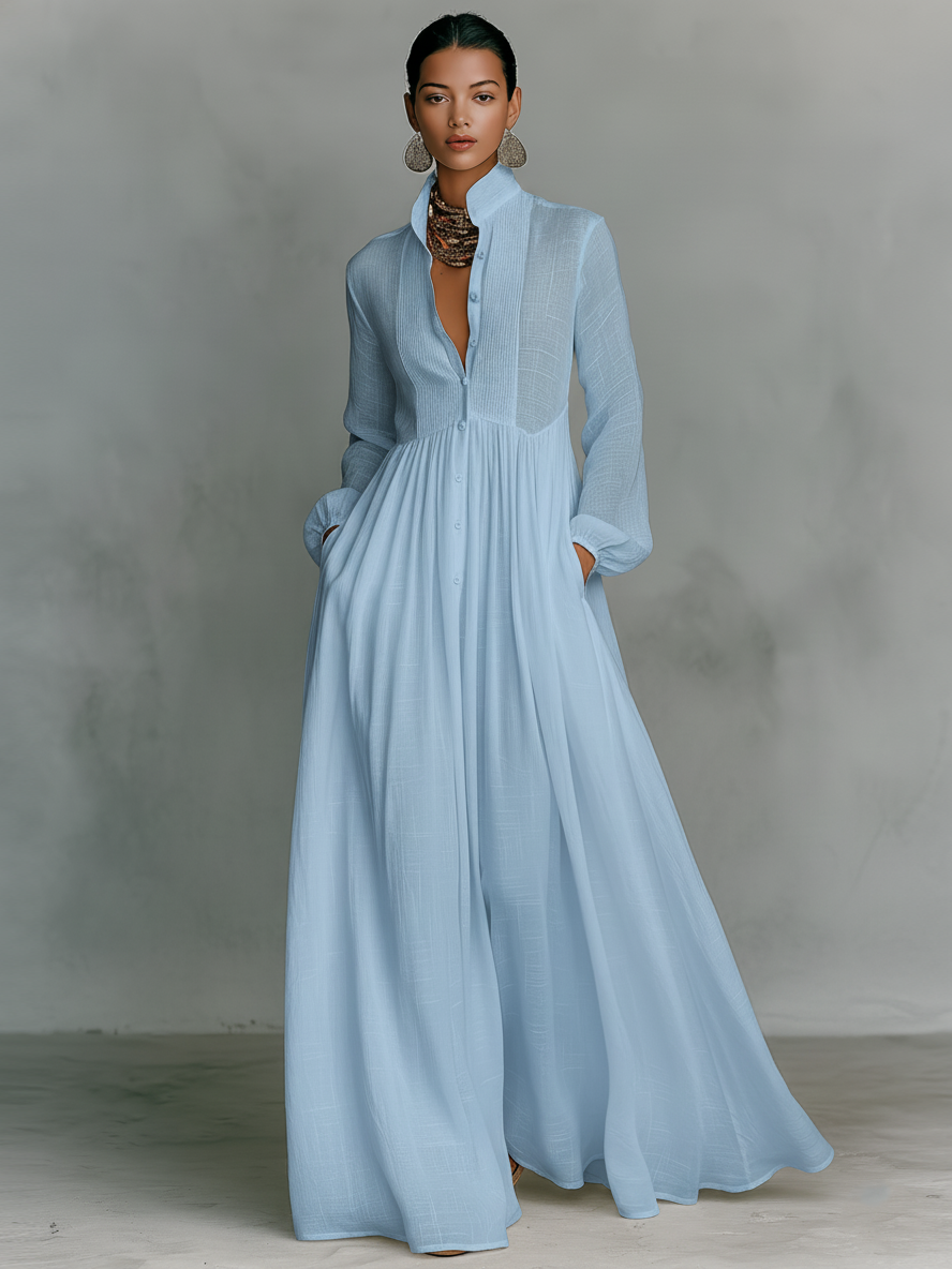 Carla™ - Vestido de Lino Elegante