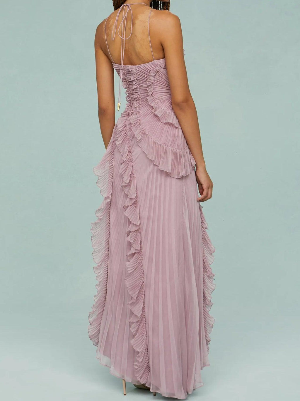 Adriana™- Vestido Maxi con tirantes y aberturas