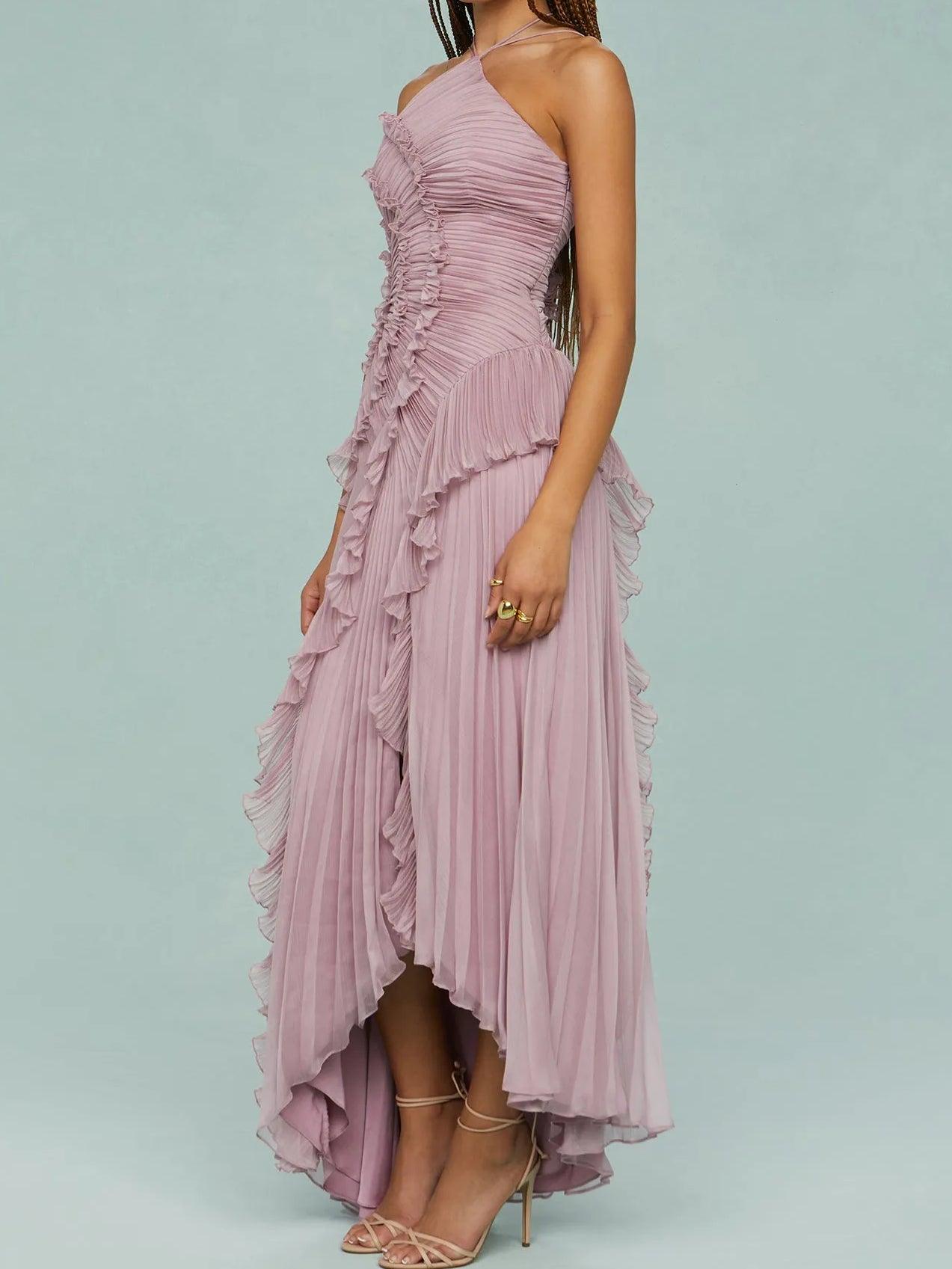 Adriana™- Vestido Maxi con tirantes y aberturas