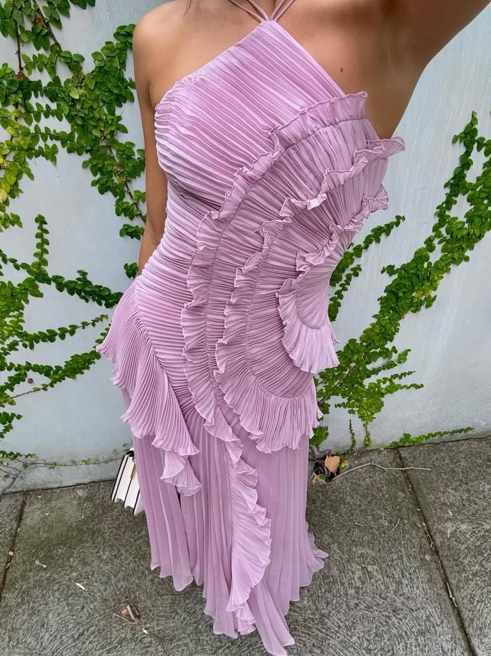Melisa | Vestido Lavanda Edición Limitada con Volante