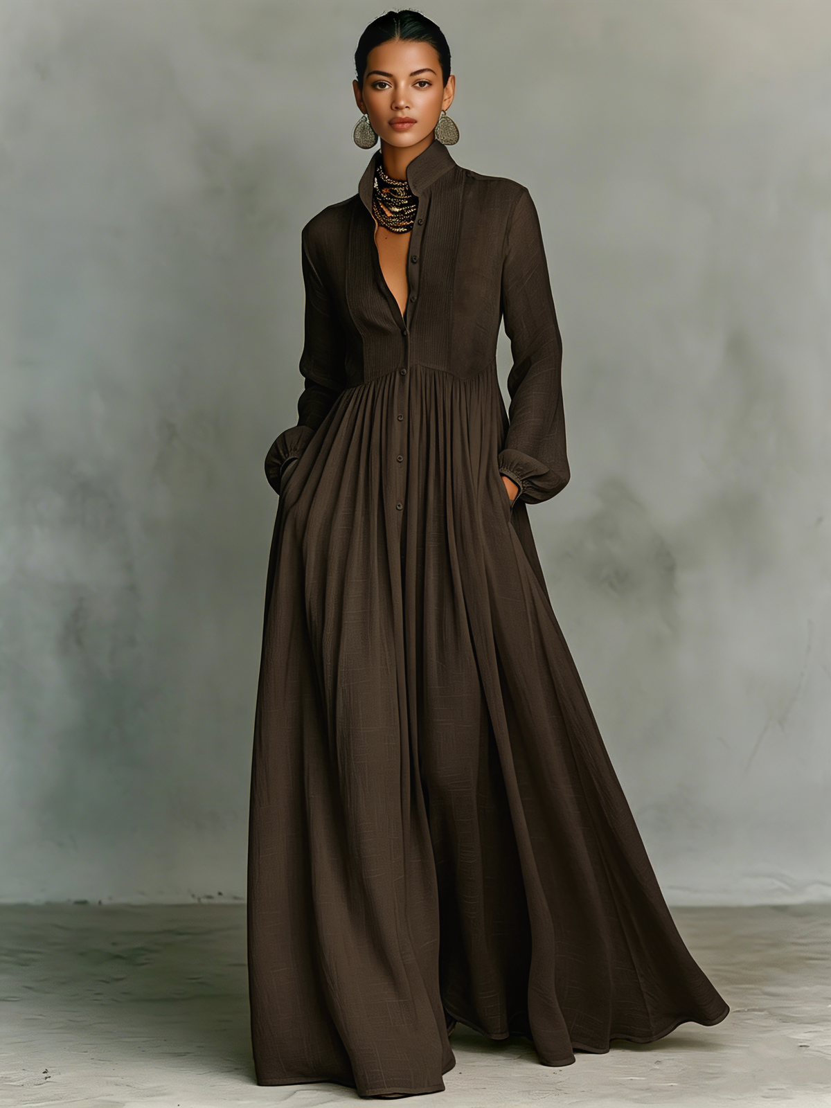 Carla™ - Vestido de Lino Elegante