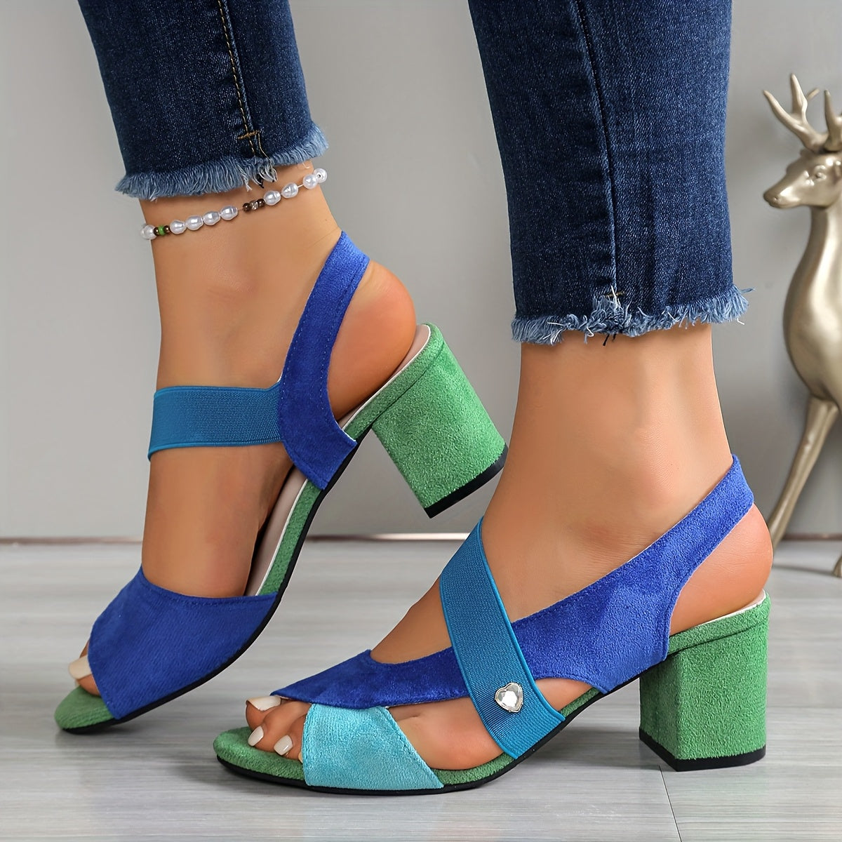 Linda™ | Tacones de bloque ortopédicos