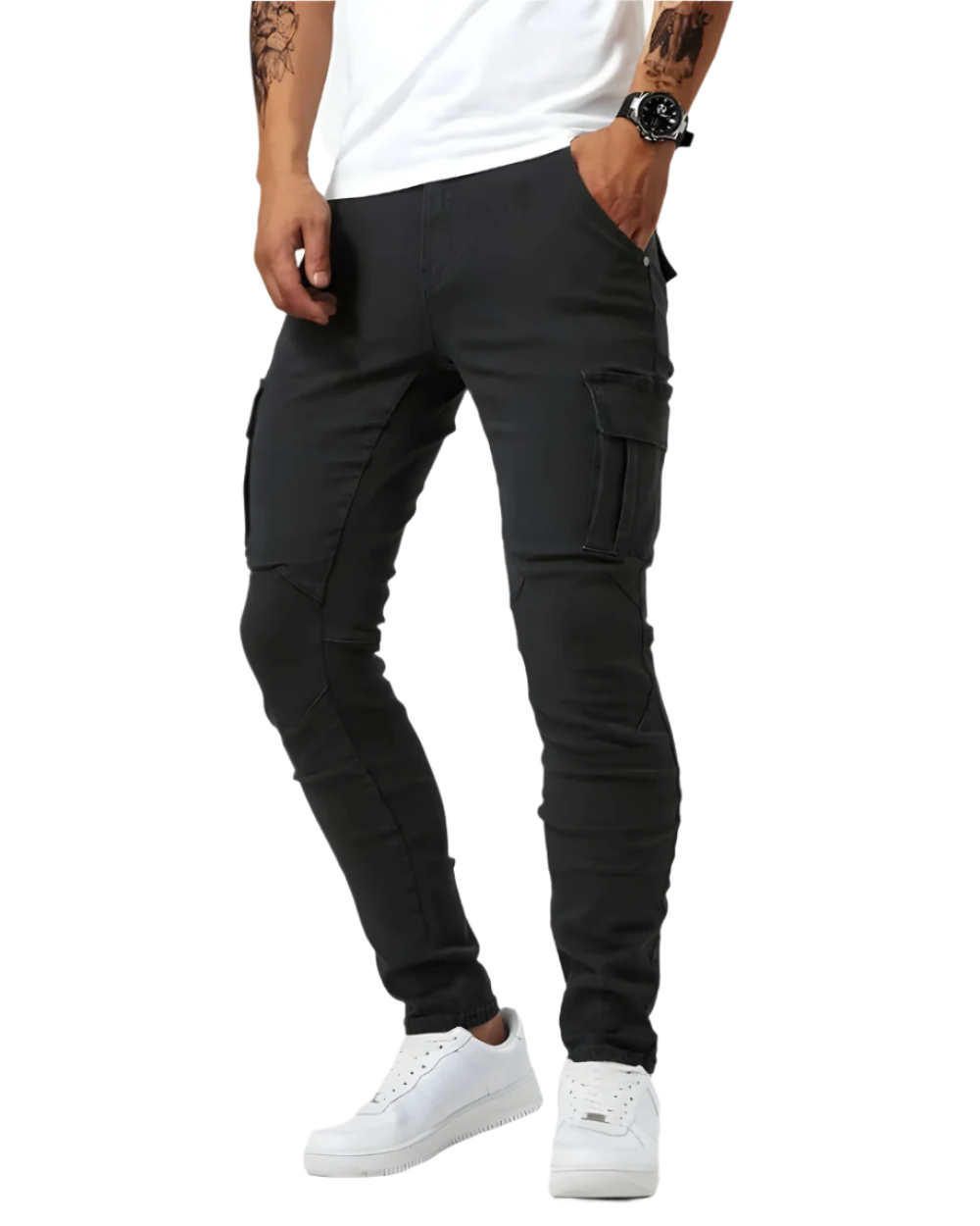 Gennaro | Pantalones Cargo Elásticos