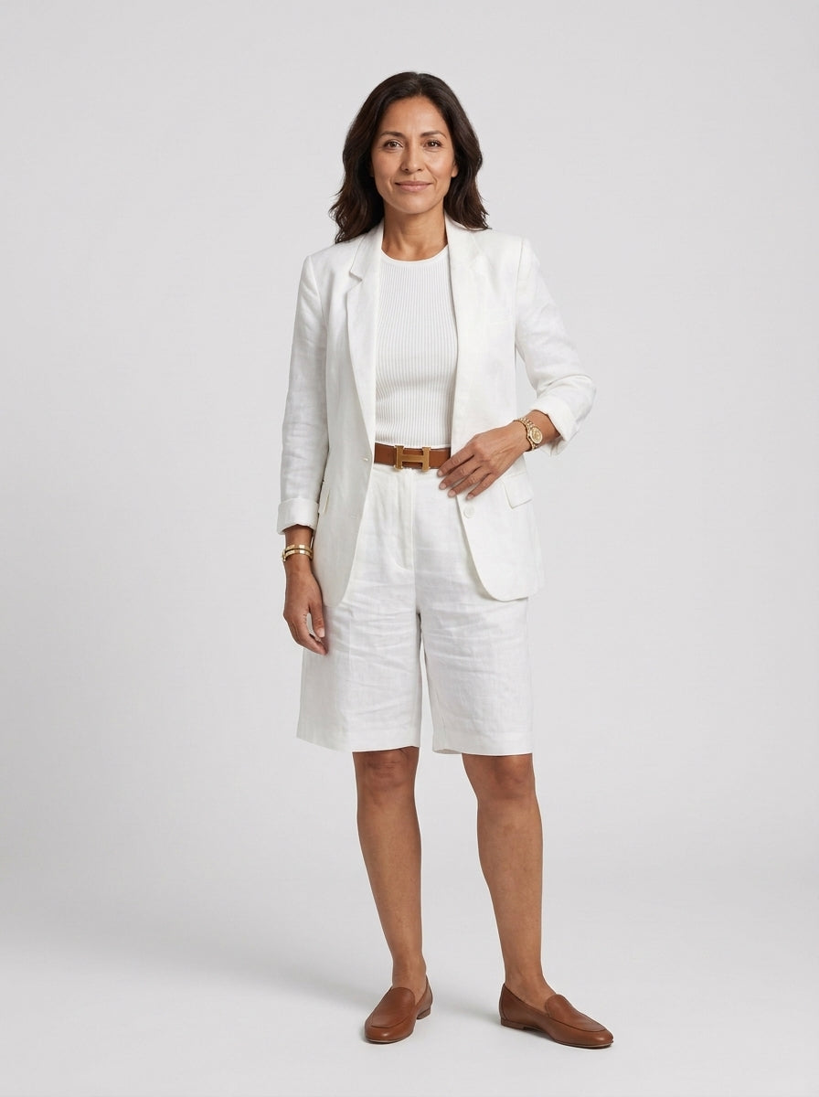 Riley conjunto blazer y shorts - modelo