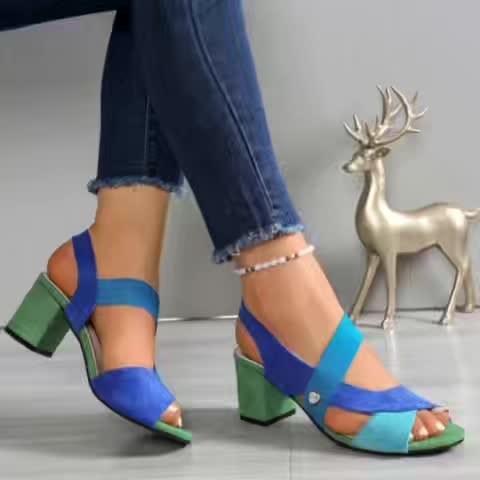 Linda™ | Tacones de bloque ortopédicos