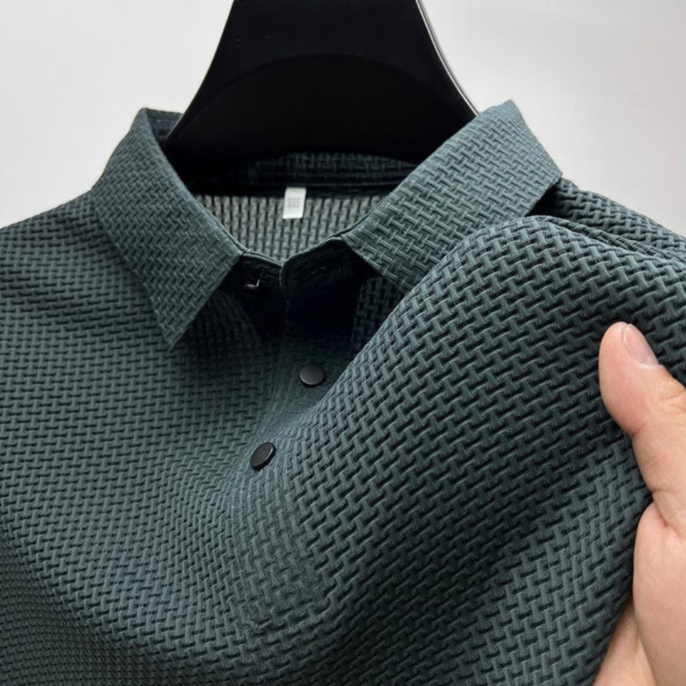 Riviero | Polo de algodón bicolor