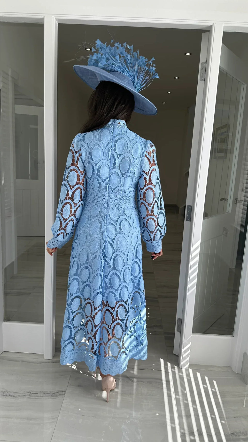 Acia | Vestido de encaje de manga larga