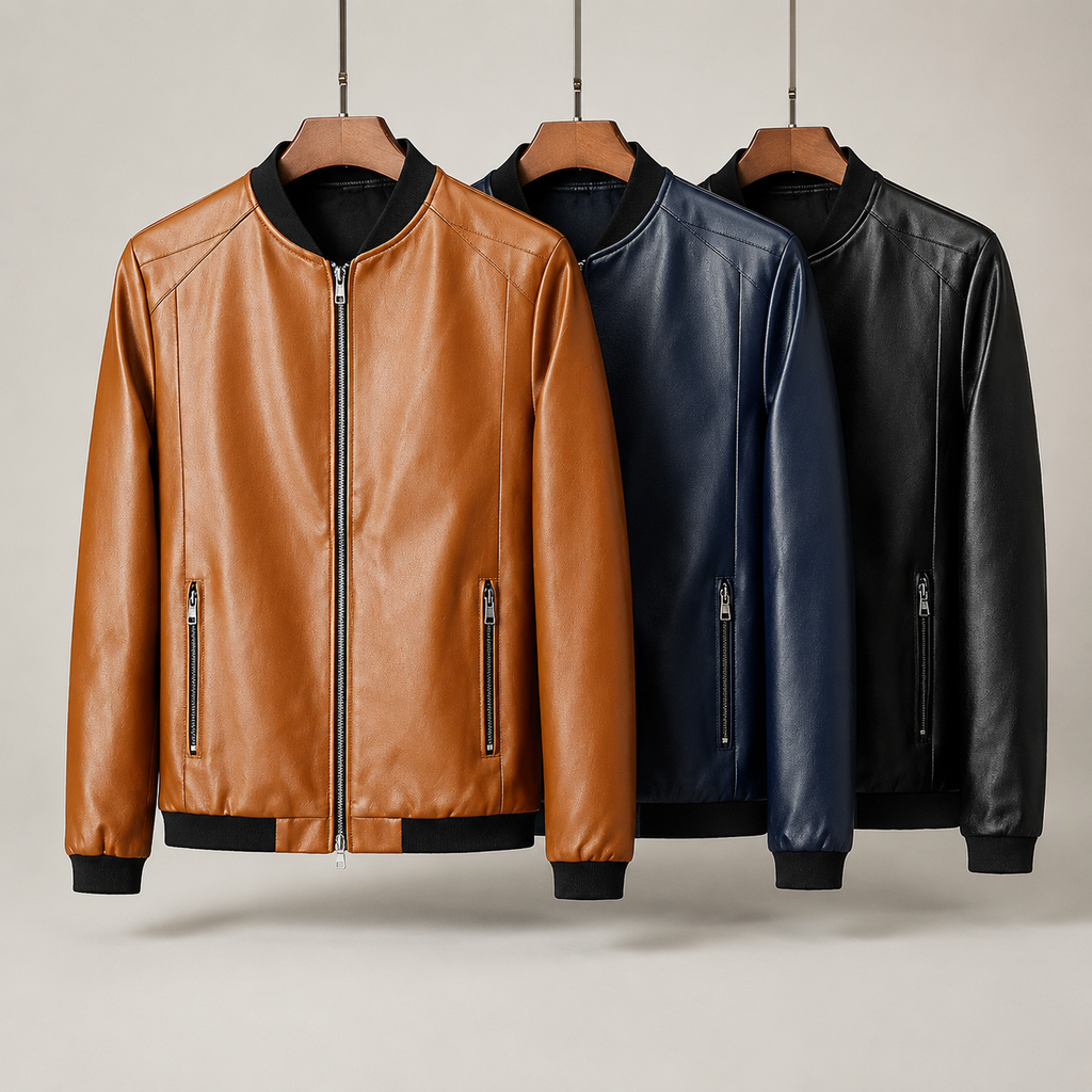 Domenico | Chaqueta bomber de cuero
