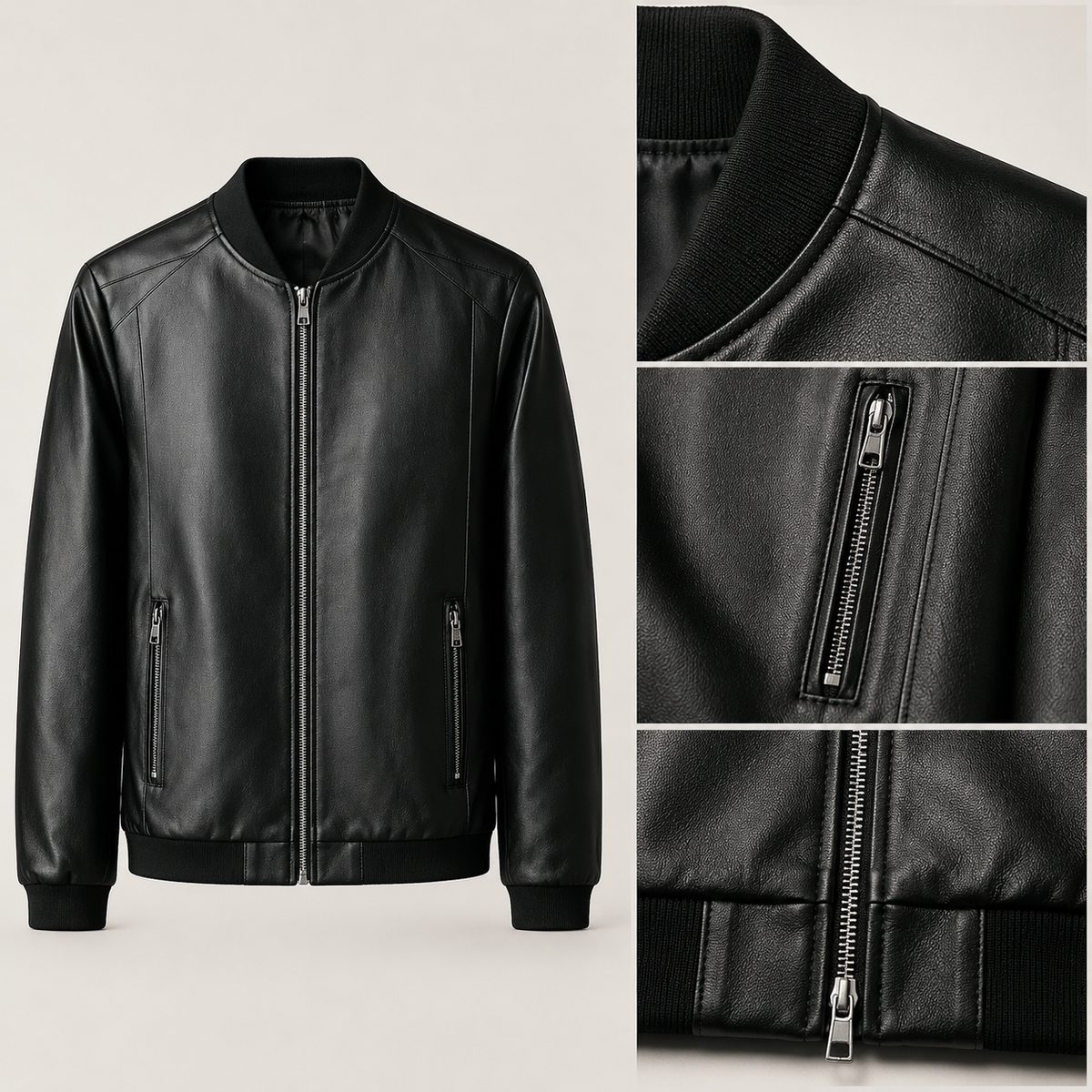 Domenico | Chaqueta bomber de cuero