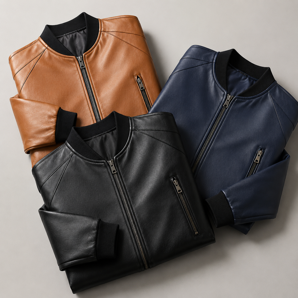 Domenico | Chaqueta bomber de cuero