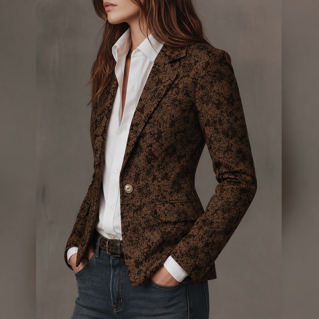 Loretta™ | Blazer de Jacquard