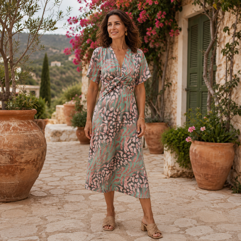 Calandra™ - Vestido Elegante Floral