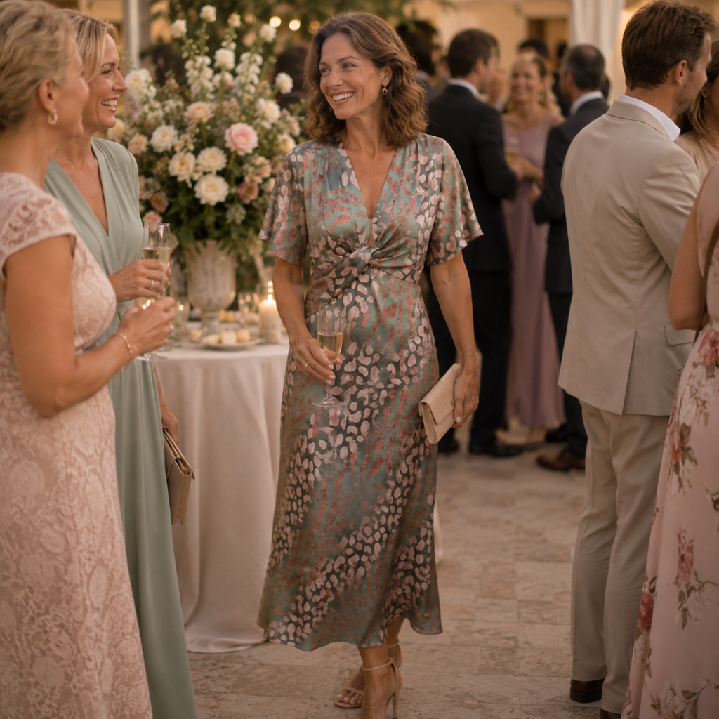 Calandra™ - Vestido Elegante Floral