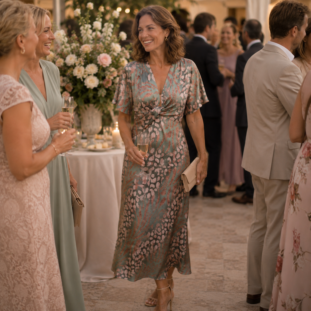Calandra™ - Vestido Elegante Floral