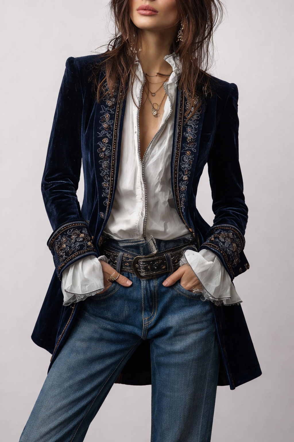 Erica™ | Chaqueta Vintage Larga