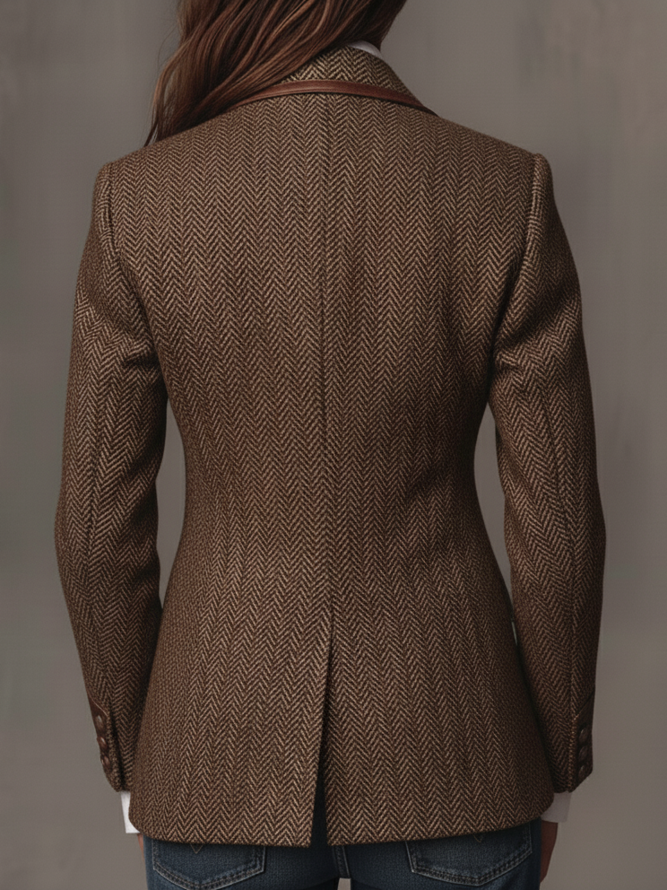Arabella | Blazer con panel de espiga