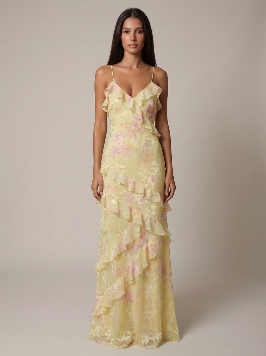 Vestido maxi Hailey Rialto