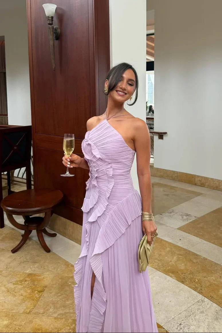 Melisa | Vestido Lavanda Edición Limitada con Volante