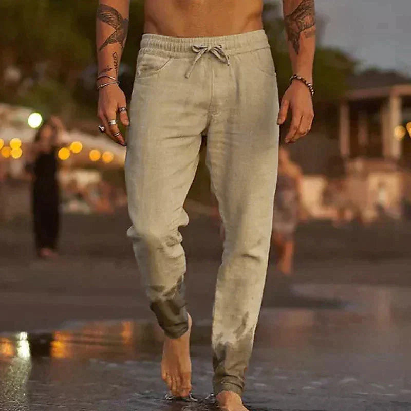 Mateo | Pantalones de lino para playa