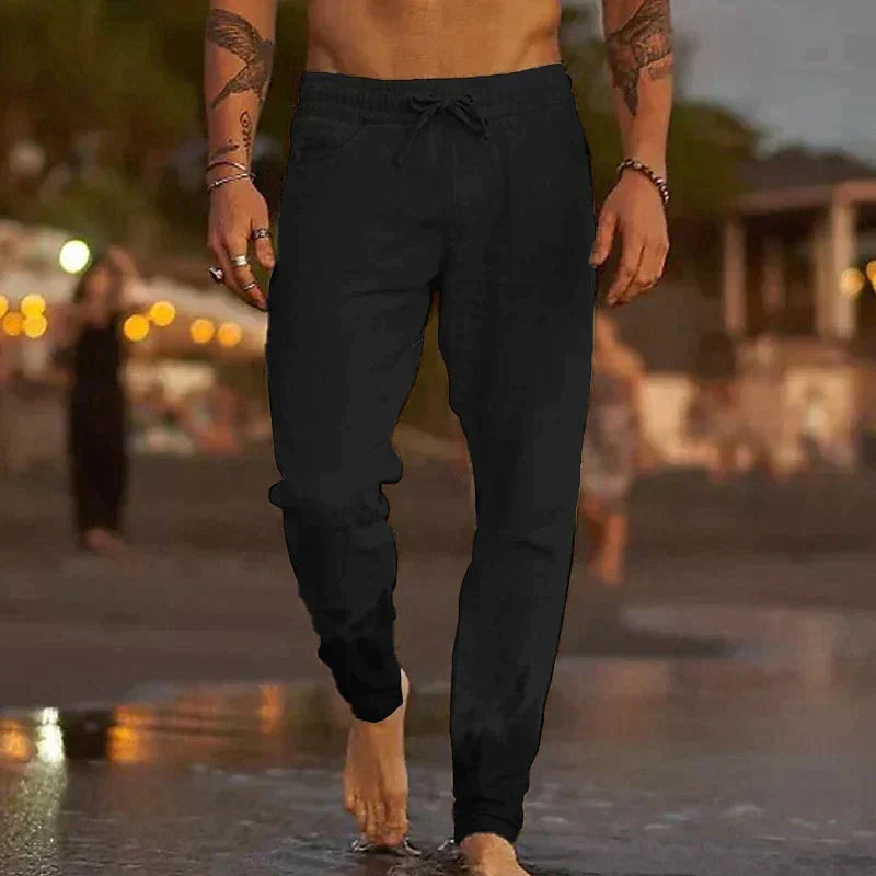 Mateo | Pantalones de lino para playa
