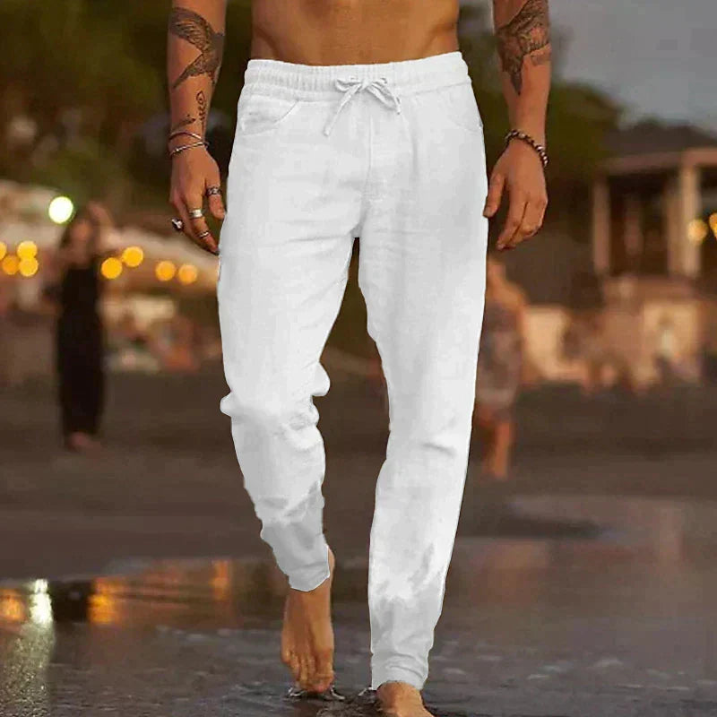 Mateo | Pantalones de lino para playa