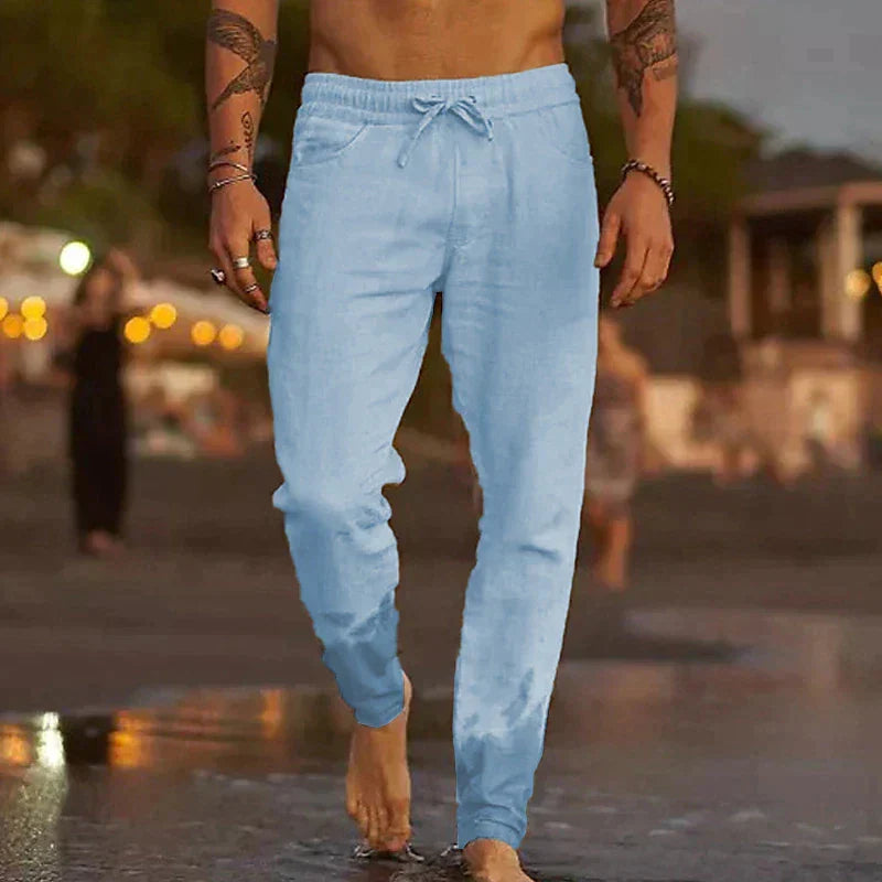 Mateo | Pantalones de lino para playa